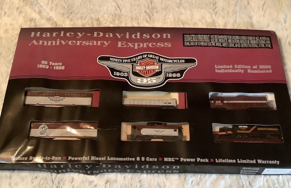 Harley Davidson 95th Anniversary Express Train Set